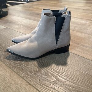 Kensie nude suede booties size 10. New never worn